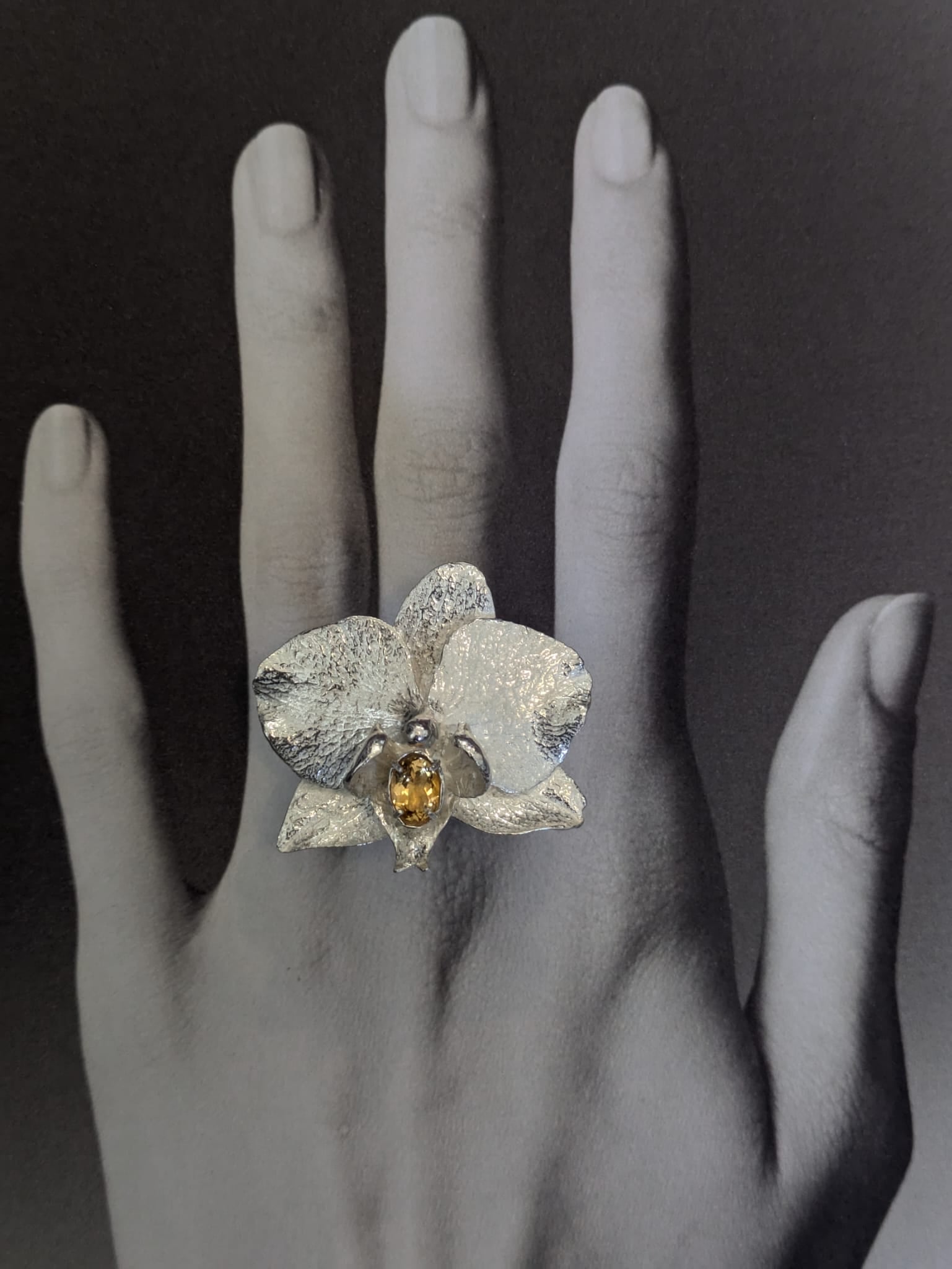 Orchid Ring – Incarnem, bijoux sur mesure et moulages incarnés